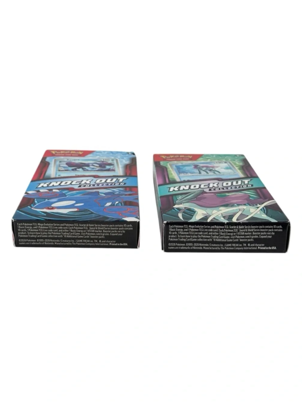 Pokemon TCG Knock Out Collection Bundle Kyogre & Suicune Sealed Packs Lot New